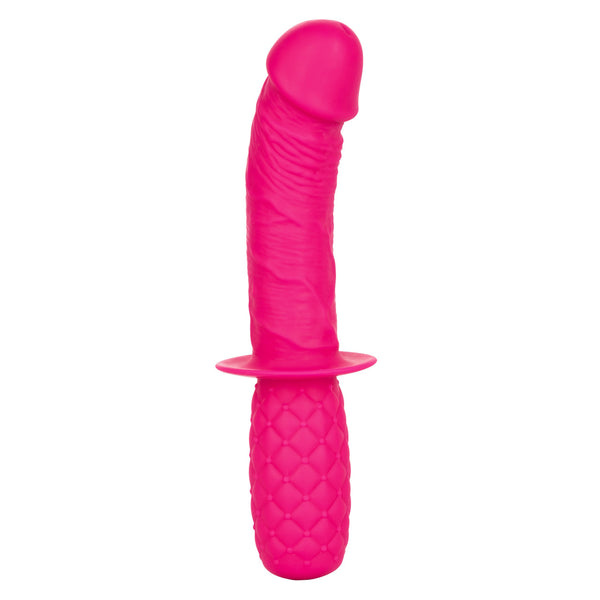 CalExotics Playful Dongs Silicone Grip Thruster - Pink - Extreme Toyz Singapore - https://extremetoyz.com.sg - Sex Toys and Lingerie Online Store - Bondage Gear / Vibrators / Electrosex Toys / Wireless Remote Control Vibes / Sexy Lingerie and Role Play / BDSM / Dungeon Furnitures / Dildos and Strap Ons &nbsp;/ Anal and Prostate Massagers / Anal Douche and Cleaning Aide / Delay Sprays and Gels / Lubricants and more...