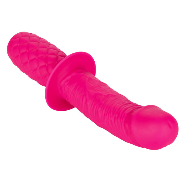 CalExotics Playful Dongs Silicone Grip Thruster - Pink - Extreme Toyz Singapore - https://extremetoyz.com.sg - Sex Toys and Lingerie Online Store - Bondage Gear / Vibrators / Electrosex Toys / Wireless Remote Control Vibes / Sexy Lingerie and Role Play / BDSM / Dungeon Furnitures / Dildos and Strap Ons &nbsp;/ Anal and Prostate Massagers / Anal Douche and Cleaning Aide / Delay Sprays and Gels / Lubricants and more...