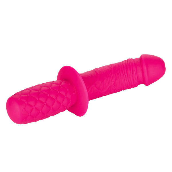 CalExotics Playful Dongs Silicone Grip Thruster - Pink - Extreme Toyz Singapore - https://extremetoyz.com.sg - Sex Toys and Lingerie Online Store - Bondage Gear / Vibrators / Electrosex Toys / Wireless Remote Control Vibes / Sexy Lingerie and Role Play / BDSM / Dungeon Furnitures / Dildos and Strap Ons &nbsp;/ Anal and Prostate Massagers / Anal Douche and Cleaning Aide / Delay Sprays and Gels / Lubricants and more...