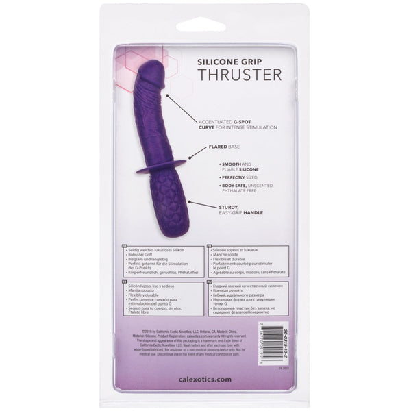 CalExotics Playful Dongs Silicone Grip Thruster - Purple - Extreme Toyz Singapore - https://extremetoyz.com.sg - Sex Toys and Lingerie Online Store - Bondage Gear / Vibrators / Electrosex Toys / Wireless Remote Control Vibes / Sexy Lingerie and Role Play / BDSM / Dungeon Furnitures / Dildos and Strap Ons &nbsp;/ Anal and Prostate Massagers / Anal Douche and Cleaning Aide / Delay Sprays and Gels / Lubricants and more...