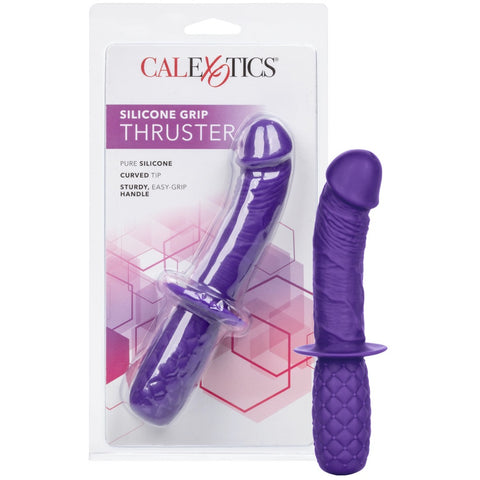 CalExotics Playful Dongs Silicone Grip Thruster - Purple - Extreme Toyz Singapore - https://extremetoyz.com.sg - Sex Toys and Lingerie Online Store - Bondage Gear / Vibrators / Electrosex Toys / Wireless Remote Control Vibes / Sexy Lingerie and Role Play / BDSM / Dungeon Furnitures / Dildos and Strap Ons &nbsp;/ Anal and Prostate Massagers / Anal Douche and Cleaning Aide / Delay Sprays and Gels / Lubricants and more...