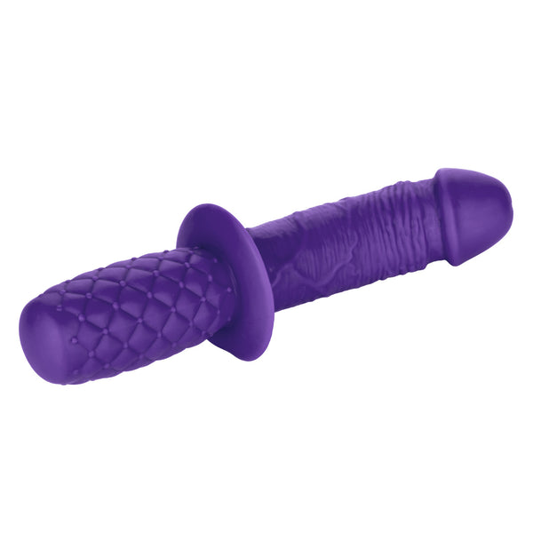 CalExotics Playful Dongs Silicone Grip Thruster - Purple - Extreme Toyz Singapore - https://extremetoyz.com.sg - Sex Toys and Lingerie Online Store - Bondage Gear / Vibrators / Electrosex Toys / Wireless Remote Control Vibes / Sexy Lingerie and Role Play / BDSM / Dungeon Furnitures / Dildos and Strap Ons &nbsp;/ Anal and Prostate Massagers / Anal Douche and Cleaning Aide / Delay Sprays and Gels / Lubricants and more...