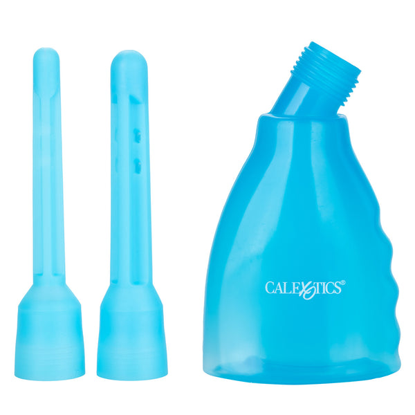 CalExotics Water Systems Ultimate Douche - Blue - Extreme Toyz Singapore - https://extremetoyz.com.sg - Sex Toys and Lingerie Online Store - Bondage Gear / Vibrators / Electrosex Toys / Wireless Remote Control Vibes / Sexy Lingerie and Role Play / BDSM / Dungeon Furnitures / Dildos and Strap Ons &nbsp;/ Anal and Prostate Massagers / Anal Douche and Cleaning Aide / Delay Sprays and Gels / Lubricants and more...