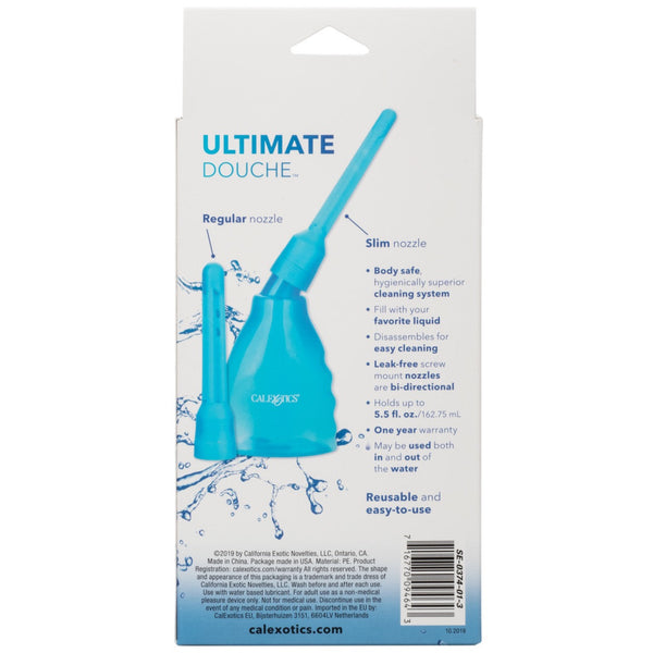 CalExotics Water Systems Ultimate Douche - Blue - Extreme Toyz Singapore - https://extremetoyz.com.sg - Sex Toys and Lingerie Online Store - Bondage Gear / Vibrators / Electrosex Toys / Wireless Remote Control Vibes / Sexy Lingerie and Role Play / BDSM / Dungeon Furnitures / Dildos and Strap Ons &nbsp;/ Anal and Prostate Massagers / Anal Douche and Cleaning Aide / Delay Sprays and Gels / Lubricants and more...