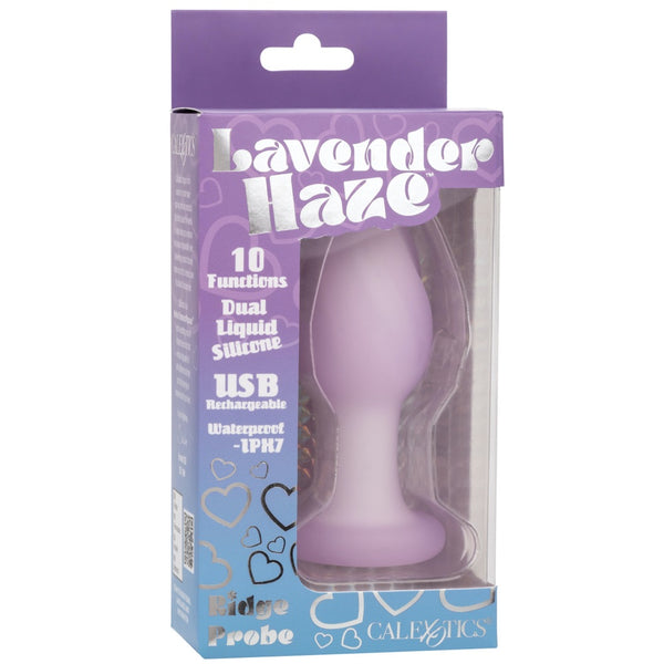 Lavender Haze 10-Function Rechargeable Silicone Ridge Probe