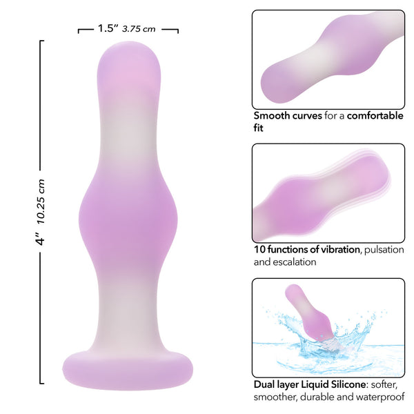 Lavender Haze 10-Function Rechargeable Silicone Bulb Probe