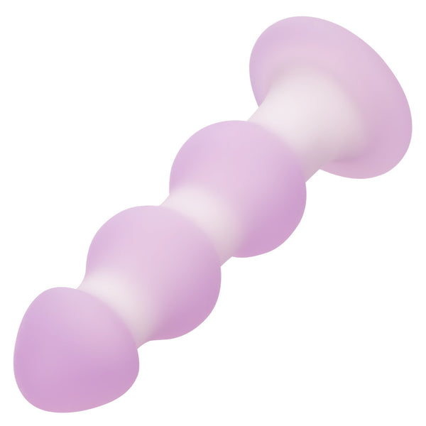 Lavender Haze 10-Function Rechargeable Silicone Beaded Probe