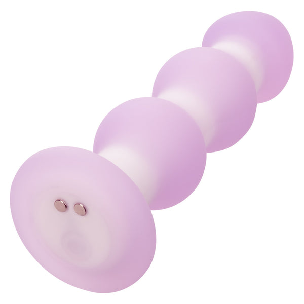 Lavender Haze 10-Function Rechargeable Silicone Beaded Probe