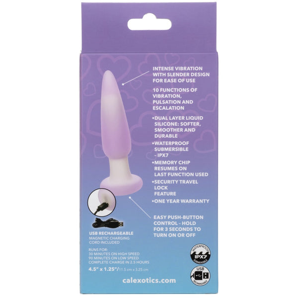 Lavender Haze 10-Function Rechargeable Silicone Slender Probe