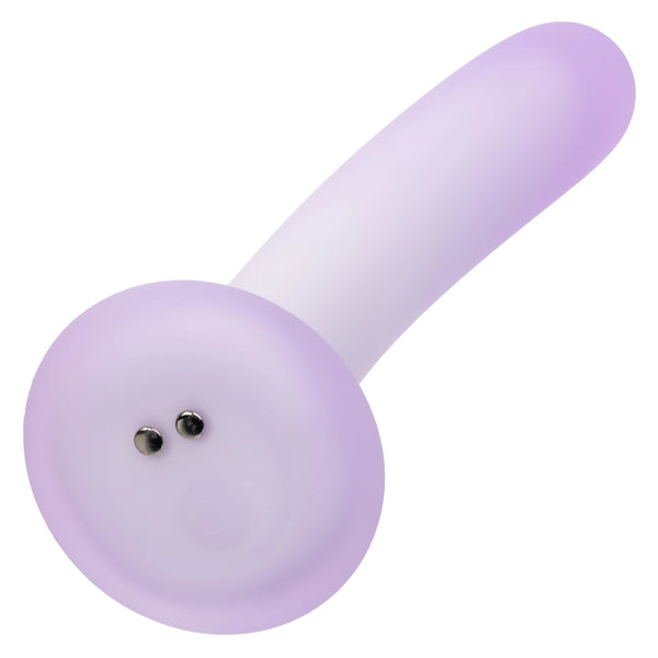 Lavender Haze 10-Function Rechargeable Liquid Silicone Slender Curved Probe