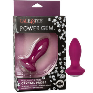 CalExotics Power Gem Vibrating Petite Crystal Probe - Extreme Toyz Singapore - https://extremetoyz.com.sg - Sex Toys and Lingerie Online Store - Bondage Gear / Vibrators / Electrosex Toys / Wireless Remote Control Vibes / Sexy Lingerie and Role Play / BDSM / Dungeon Furnitures / Dildos and Strap Ons / Anal and Prostate Massagers / Anal Douche and Cleaning Aide / Delay Sprays and Gels / Lubricants and more...