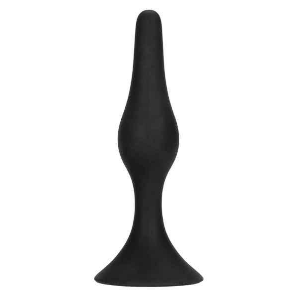CalExotics Booty Call Booty Starter Silicone Anal Probe - Black - Extreme Toyz Singapore - https://extremetoyz.com.sg - Sex Toys and Lingerie Online Store - Bondage Gear / Vibrators / Electrosex Toys / Wireless Remote Control Vibes / Sexy Lingerie and Role Play / BDSM / Dungeon Furnitures / Dildos and Strap Ons &nbsp;/ Anal and Prostate Massagers / Anal Douche and Cleaning Aide / Delay Sprays and Gels / Lubricants and more...