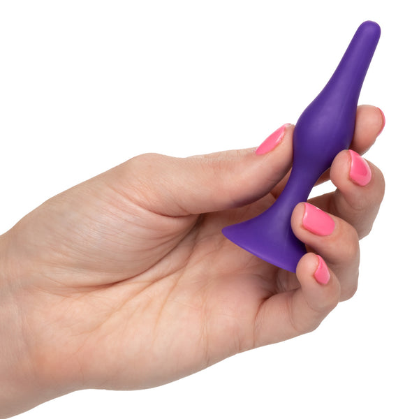 CalExotics Booty Call Booty Silicone Anal Trainer Kit - Purple - Extreme Toyz Singapore - https://extremetoyz.com.sg - Sex Toys and Lingerie Online Store - Bondage Gear / Vibrators / Electrosex Toys / Wireless Remote Control Vibes / Sexy Lingerie and Role Play / BDSM / Dungeon Furnitures / Dildos and Strap Ons &nbsp;/ Anal and Prostate Massagers / Anal Douche and Cleaning Aide / Delay Sprays and Gels / Lubricants and more...
