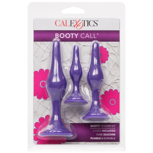 CalExotics Booty Call Booty Silicone Anal Trainer Kit - Purple - Extreme Toyz Singapore - https://extremetoyz.com.sg - Sex Toys and Lingerie Online Store - Bondage Gear / Vibrators / Electrosex Toys / Wireless Remote Control Vibes / Sexy Lingerie and Role Play / BDSM / Dungeon Furnitures / Dildos and Strap Ons &nbsp;/ Anal and Prostate Massagers / Anal Douche and Cleaning Aide / Delay Sprays and Gels / Lubricants and more...
