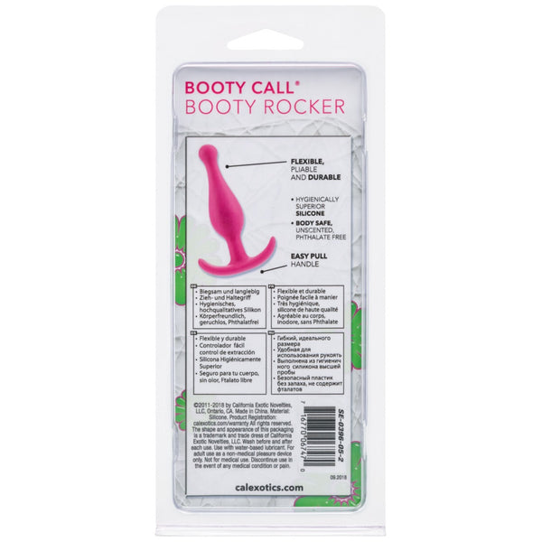 CalExotics Booty Call Booty Rocker Silicone Anal Probe - Pink - Extreme Toyz Singapore - https://extremetoyz.com.sg - Sex Toys and Lingerie Online Store - Bondage Gear / Vibrators / Electrosex Toys / Wireless Remote Control Vibes / Sexy Lingerie and Role Play / BDSM / Dungeon Furnitures / Dildos and Strap Ons &nbsp;/ Anal and Prostate Massagers / Anal Douche and Cleaning Aide / Delay Sprays and Gels / Lubricants and more...