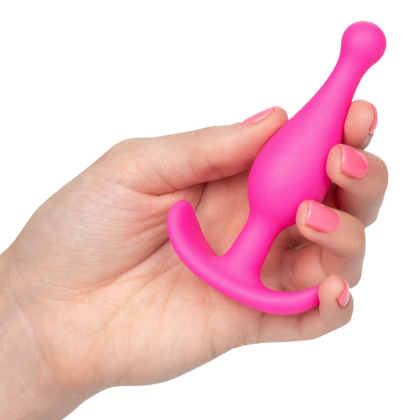 CalExotics Booty Call Booty Rocker Silicone Anal Probe - Pink - Extreme Toyz Singapore - https://extremetoyz.com.sg - Sex Toys and Lingerie Online Store - Bondage Gear / Vibrators / Electrosex Toys / Wireless Remote Control Vibes / Sexy Lingerie and Role Play / BDSM / Dungeon Furnitures / Dildos and Strap Ons &nbsp;/ Anal and Prostate Massagers / Anal Douche and Cleaning Aide / Delay Sprays and Gels / Lubricants and more...