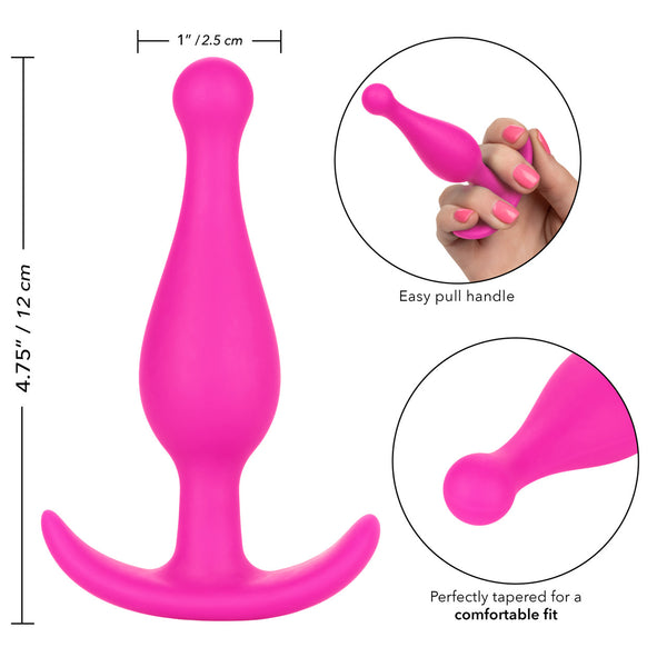 CalExotics Booty Call Booty Rocker Silicone Anal Probe - Pink - Extreme Toyz Singapore - https://extremetoyz.com.sg - Sex Toys and Lingerie Online Store - Bondage Gear / Vibrators / Electrosex Toys / Wireless Remote Control Vibes / Sexy Lingerie and Role Play / BDSM / Dungeon Furnitures / Dildos and Strap Ons &nbsp;/ Anal and Prostate Massagers / Anal Douche and Cleaning Aide / Delay Sprays and Gels / Lubricants and more...