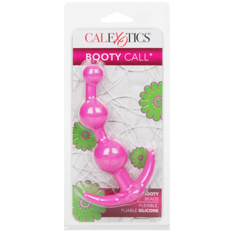 CalExotics Booty Call Silicone Anal Booty Beads - Pink - Extreme Toyz Singapore - https://extremetoyz.com.sg - Sex Toys and Lingerie Online Store - Bondage Gear / Vibrators / Electrosex Toys / Wireless Remote Control Vibes / Sexy Lingerie and Role Play / BDSM / Dungeon Furnitures / Dildos and Strap Ons &nbsp;/ Anal and Prostate Massagers / Anal Douche and Cleaning Aide / Delay Sprays and Gels / Lubricants and more...