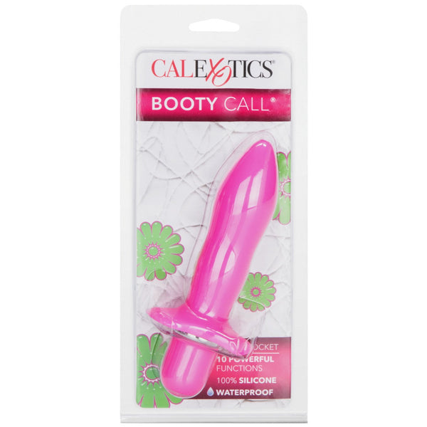 CalExotics Booty Call Booty Rocket Vibrating Silicone Anal Probe - Pink - Extreme Toyz Singapore - https://extremetoyz.com.sg - Sex Toys and Lingerie Online Store - Bondage Gear / Vibrators / Electrosex Toys / Wireless Remote Control Vibes / Sexy Lingerie and Role Play / BDSM / Dungeon Furnitures / Dildos and Strap Ons &nbsp;/ Anal and Prostate Massagers / Anal Douche and Cleaning Aide / Delay Sprays and Gels / Lubricants and more...