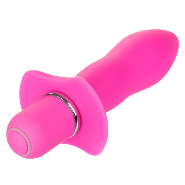 CalExotics Booty Call Booty Rocket Vibrating Silicone Anal Probe - Pink - Extreme Toyz Singapore - https://extremetoyz.com.sg - Sex Toys and Lingerie Online Store - Bondage Gear / Vibrators / Electrosex Toys / Wireless Remote Control Vibes / Sexy Lingerie and Role Play / BDSM / Dungeon Furnitures / Dildos and Strap Ons &nbsp;/ Anal and Prostate Massagers / Anal Douche and Cleaning Aide / Delay Sprays and Gels / Lubricants and more...