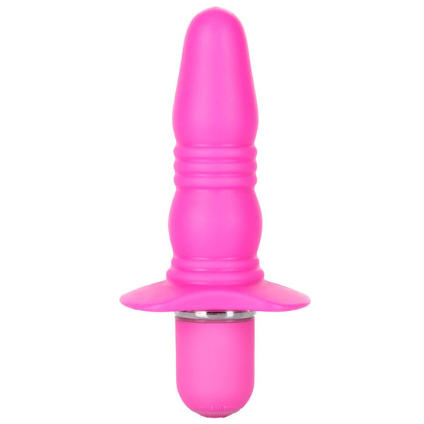 CalExotics Booty Call Booty Buzz Vibrating Silicone Anal Probe - Pink - Extreme Toyz Singapore - https://extremetoyz.com.sg - Sex Toys and Lingerie Online Store - Bondage Gear / Vibrators / Electrosex Toys / Wireless Remote Control Vibes / Sexy Lingerie and Role Play / BDSM / Dungeon Furnitures / Dildos and Strap Ons &nbsp;/ Anal and Prostate Massagers / Anal Douche and Cleaning Aide / Delay Sprays and Gels / Lubricants and more...