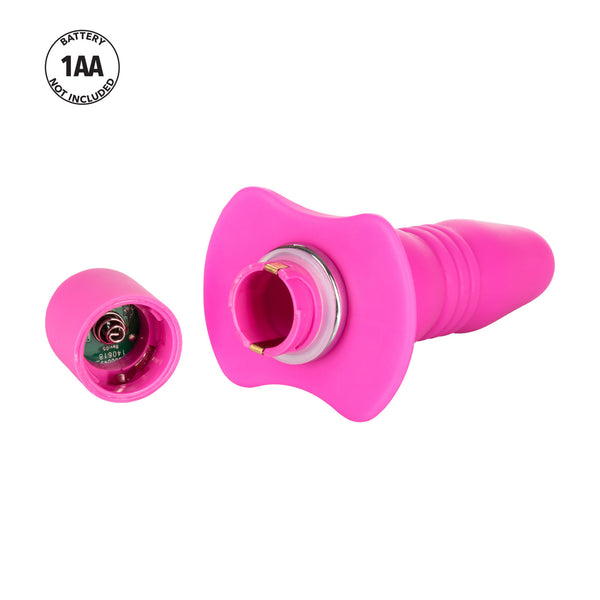 CalExotics Booty Call Booty Buzz Vibrating Silicone Anal Probe - Pink - Extreme Toyz Singapore - https://extremetoyz.com.sg - Sex Toys and Lingerie Online Store - Bondage Gear / Vibrators / Electrosex Toys / Wireless Remote Control Vibes / Sexy Lingerie and Role Play / BDSM / Dungeon Furnitures / Dildos and Strap Ons &nbsp;/ Anal and Prostate Massagers / Anal Douche and Cleaning Aide / Delay Sprays and Gels / Lubricants and more...