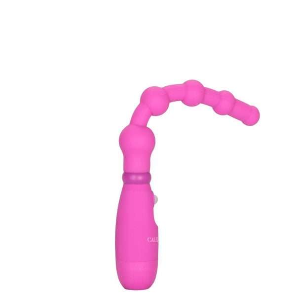 CalExotics Booty Call Booty Flexer Vibrating Silicone Flexible Beaded Probe - Pink - Extreme Toyz Singapore - https://extremetoyz.com.sg - Sex Toys and Lingerie Online Store - Bondage Gear / Vibrators / Electrosex Toys / Wireless Remote Control Vibes / Sexy Lingerie and Role Play / BDSM / Dungeon Furnitures / Dildos and Strap Ons &nbsp;/ Anal and Prostate Massagers / Anal Douche and Cleaning Aide / Delay Sprays and Gels / Lubricants and more...