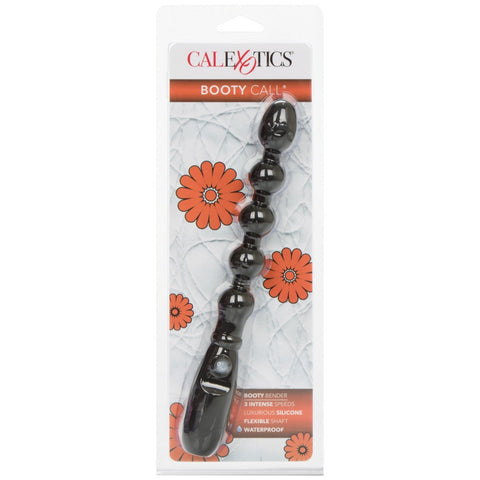 CalExotics Booty Call Booty Bender Vibrating Silicone Flexible Beaded Anal Probe - Black - Extreme Toyz Singapore - https://extremetoyz.com.sg - Sex Toys and Lingerie Online Store - Bondage Gear / Vibrators / Electrosex Toys / Wireless Remote Control Vibes / Sexy Lingerie and Role Play / BDSM / Dungeon Furnitures / Dildos and Strap Ons &nbsp;/ Anal and Prostate Massagers / Anal Douche and Cleaning Aide / Delay Sprays and Gels / Lubricants and more...