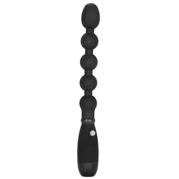 CalExotics Booty Call Booty Bender Vibrating Silicone Flexible Beaded Anal Probe - Black - Extreme Toyz Singapore - https://extremetoyz.com.sg - Sex Toys and Lingerie Online Store - Bondage Gear / Vibrators / Electrosex Toys / Wireless Remote Control Vibes / Sexy Lingerie and Role Play / BDSM / Dungeon Furnitures / Dildos and Strap Ons &nbsp;/ Anal and Prostate Massagers / Anal Douche and Cleaning Aide / Delay Sprays and Gels / Lubricants and more...