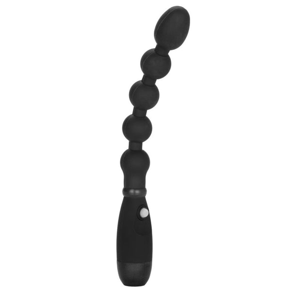 CalExotics Booty Call Booty Bender Vibrating Silicone Flexible Beaded Anal Probe - Black - Extreme Toyz Singapore - https://extremetoyz.com.sg - Sex Toys and Lingerie Online Store - Bondage Gear / Vibrators / Electrosex Toys / Wireless Remote Control Vibes / Sexy Lingerie and Role Play / BDSM / Dungeon Furnitures / Dildos and Strap Ons &nbsp;/ Anal and Prostate Massagers / Anal Douche and Cleaning Aide / Delay Sprays and Gels / Lubricants and more...