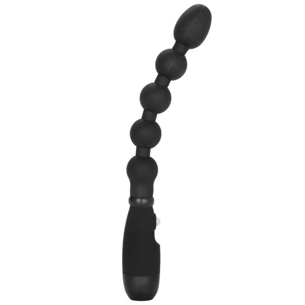 CalExotics Booty Call Booty Bender Vibrating Silicone Flexible Beaded Anal Probe - Black - Extreme Toyz Singapore - https://extremetoyz.com.sg - Sex Toys and Lingerie Online Store - Bondage Gear / Vibrators / Electrosex Toys / Wireless Remote Control Vibes / Sexy Lingerie and Role Play / BDSM / Dungeon Furnitures / Dildos and Strap Ons &nbsp;/ Anal and Prostate Massagers / Anal Douche and Cleaning Aide / Delay Sprays and Gels / Lubricants and more...