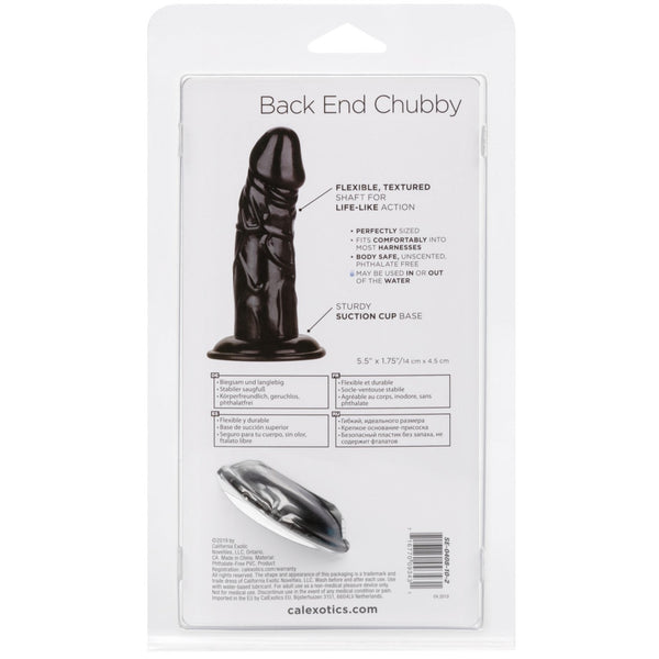 CalExotics Anal Collection Back End Chubby - Black - Extreme Toyz Singapore - https://extremetoyz.com.sg - Sex Toys and Lingerie Online Store - Bondage Gear / Vibrators / Electrosex Toys / Wireless Remote Control Vibes / Sexy Lingerie and Role Play / BDSM / Dungeon Furnitures / Dildos and Strap Ons &nbsp;/ Anal and Prostate Massagers / Anal Douche and Cleaning Aide / Delay Sprays and Gels / Lubricants and more...