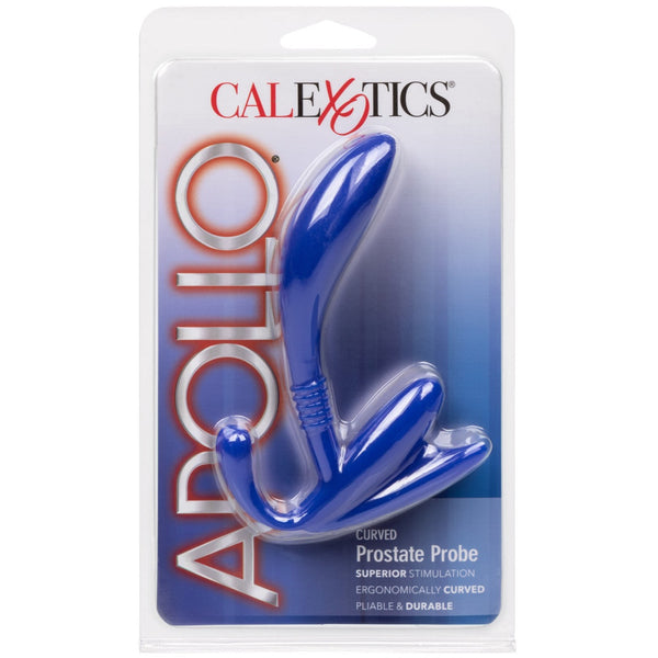 CalExotics Apollo Curved Prostate Probe (2 Colours Available) - Extreme Toyz Singapore - https://extremetoyz.com.sg - Sex Toys and Lingerie Online Store - Bondage Gear / Vibrators / Electrosex Toys / Wireless Remote Control Vibes / Sexy Lingerie and Role Play / BDSM / Dungeon Furnitures / Dildos and Strap Ons &nbsp;/ Anal and Prostate Massagers / Anal Douche and Cleaning Aide / Delay Sprays and Gels / Lubricants and more...