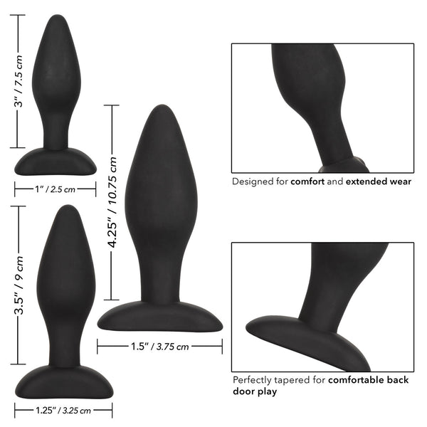 CalExotics  Anal Collection Silicone Anal Exerciser Kit - Extreme Toyz Singapore - https://extremetoyz.com.sg - Sex Toys and Lingerie Online Store - Bondage Gear / Vibrators / Electrosex Toys / Wireless Remote Control Vibes / Sexy Lingerie and Role Play / BDSM / Dungeon Furnitures / Dildos and Strap Ons &nbsp;/ Anal and Prostate Massagers / Anal Douche and Cleaning Aide / Delay Sprays and Gels / Lubricants and more...