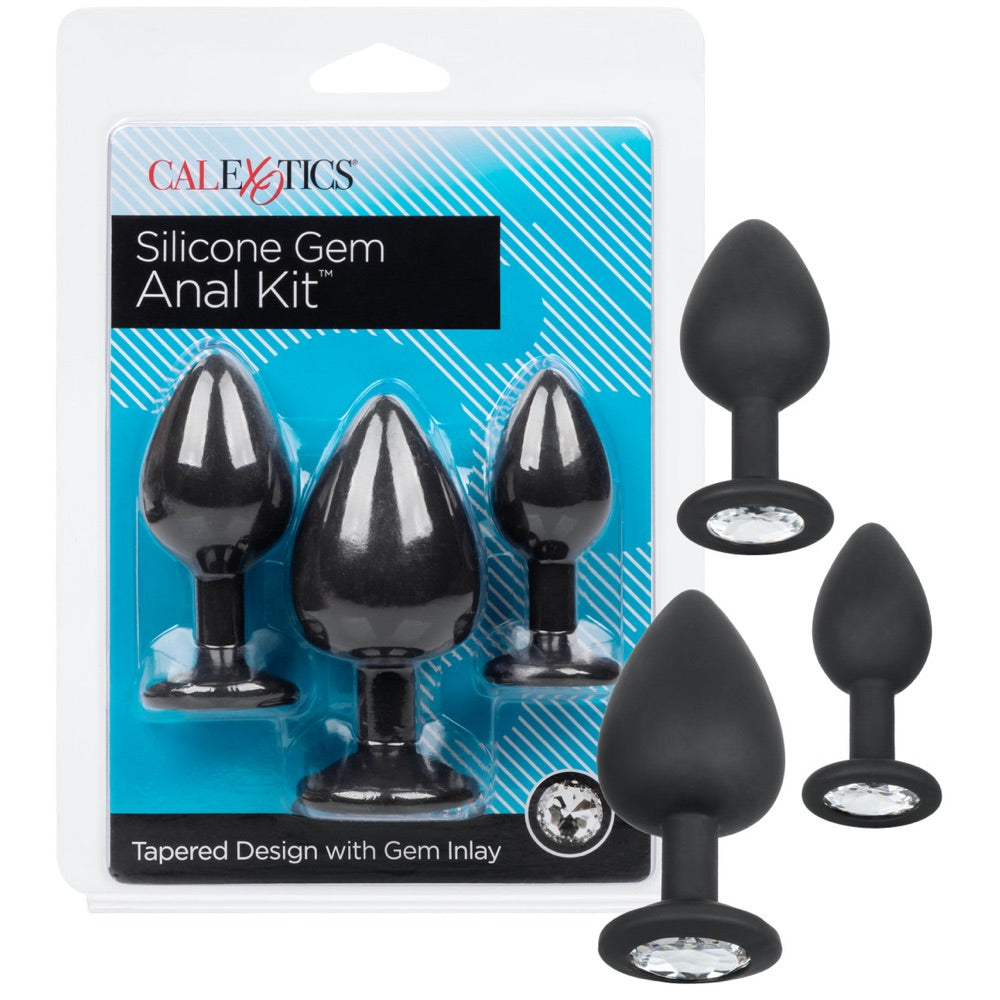 CalExotics Anal Collection Silicone Gem Anal Kit  - Extreme Toyz Singapore - https://extremetoyz.com.sg - Sex Toys and Lingerie Online Store - Bondage Gear / Vibrators / Electrosex Toys / Wireless Remote Control Vibes / Sexy Lingerie and Role Play / BDSM / Dungeon Furnitures / Dildos and Strap Ons &nbsp;/ Anal and Prostate Massagers / Anal Douche and Cleaning Aide / Delay Sprays and Gels / Lubricants and more...