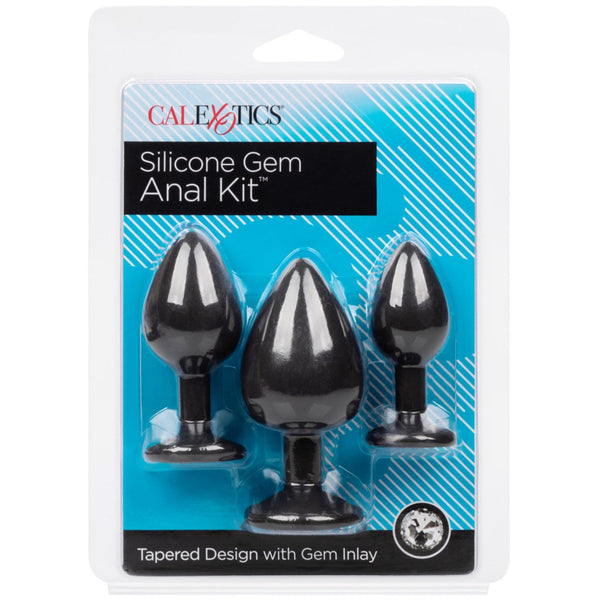 CalExotics Anal Collection Silicone Gem Anal Kit  - Extreme Toyz Singapore - https://extremetoyz.com.sg - Sex Toys and Lingerie Online Store - Bondage Gear / Vibrators / Electrosex Toys / Wireless Remote Control Vibes / Sexy Lingerie and Role Play / BDSM / Dungeon Furnitures / Dildos and Strap Ons &nbsp;/ Anal and Prostate Massagers / Anal Douche and Cleaning Aide / Delay Sprays and Gels / Lubricants and more...