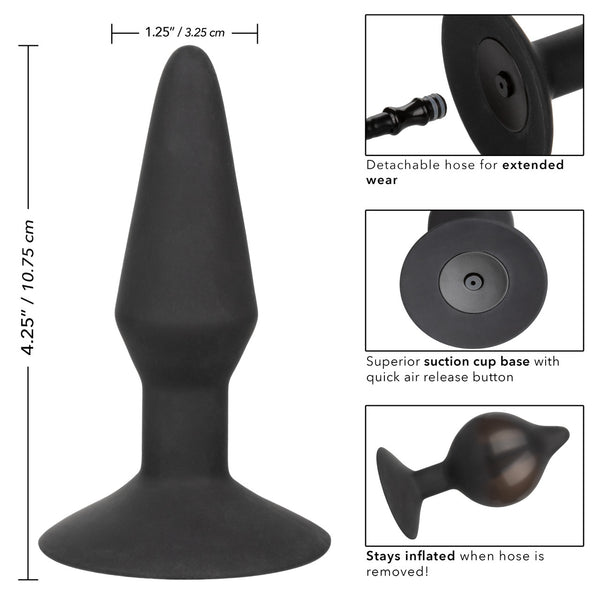 CalExotics Anal Collection Medium Silicone Inflatable Plug - Extreme Toyz Singapore - https://extremetoyz.com.sg - Sex Toys and Lingerie Online Store - Bondage Gear / Vibrators / Electrosex Toys / Wireless Remote Control Vibes / Sexy Lingerie and Role Play / BDSM / Dungeon Furnitures / Dildos and Strap Ons &nbsp;/ Anal and Prostate Massagers / Anal Douche and Cleaning Aide / Delay Sprays and Gels / Lubricants and more...