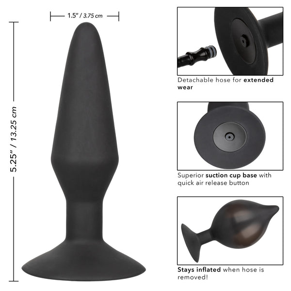 CalExotics Anal Collection Large Silicone Inflatable Plug - Extreme Toyz Singapore - https://extremetoyz.com.sg - Sex Toys and Lingerie Online Store - Bondage Gear / Vibrators / Electrosex Toys / Wireless Remote Control Vibes / Sexy Lingerie and Role Play / BDSM / Dungeon Furnitures / Dildos and Strap Ons &nbsp;/ Anal and Prostate Massagers / Anal Douche and Cleaning Aide / Delay Sprays and Gels / Lubricants and more...