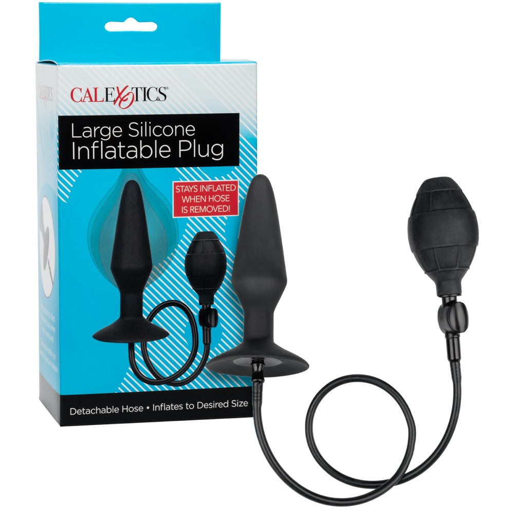 CalExotics Anal Collection Large Silicone Inflatable Plug - Extreme Toyz Singapore - https://extremetoyz.com.sg - Sex Toys and Lingerie Online Store - Bondage Gear / Vibrators / Electrosex Toys / Wireless Remote Control Vibes / Sexy Lingerie and Role Play / BDSM / Dungeon Furnitures / Dildos and Strap Ons &nbsp;/ Anal and Prostate Massagers / Anal Douche and Cleaning Aide / Delay Sprays and Gels / Lubricants and more...