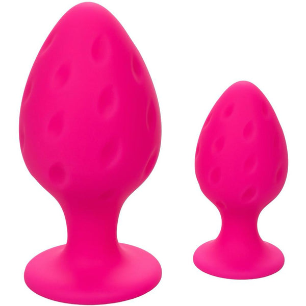 CalExotics Cheeky Probe Anal Plug Set - Pink - Extreme Toyz Singapore - https://extremetoyz.com.sg - Sex Toys and Lingerie Online Store - Bondage Gear / Vibrators / Electrosex Toys / Wireless Remote Control Vibes / Sexy Lingerie and Role Play / BDSM / Dungeon Furnitures / Dildos and Strap Ons &nbsp;/ Anal and Prostate Massagers / Anal Douche and Cleaning Aide / Delay Sprays and Gels / Lubricants and more...