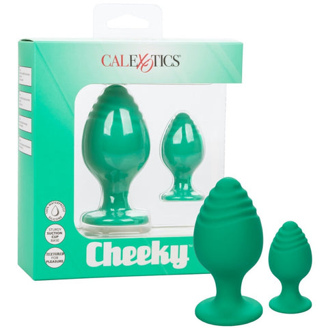 CalExotics Cheeky Probe Anal Plug Set - Green - Extreme Toyz Singapore - https://extremetoyz.com.sg - Sex Toys and Lingerie Online Store - Bondage Gear / Vibrators / Electrosex Toys / Wireless Remote Control Vibes / Sexy Lingerie and Role Play / BDSM / Dungeon Furnitures / Dildos and Strap Ons &nbsp;/ Anal and Prostate Massagers / Anal Douche and Cleaning Aide / Delay Sprays and Gels / Lubricants and more...