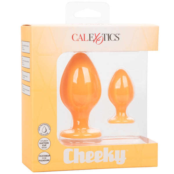 CalExotics Cheeky Probe Anal Plug Set - Orange - Extreme Toyz Singapore - https://extremetoyz.com.sg - Sex Toys and Lingerie Online Store - Bondage Gear / Vibrators / Electrosex Toys / Wireless Remote Control Vibes / Sexy Lingerie and Role Play / BDSM / Dungeon Furnitures / Dildos and Strap Ons &nbsp;/ Anal and Prostate Massagers / Anal Douche and Cleaning Aide / Delay Sprays and Gels / Lubricants and more...