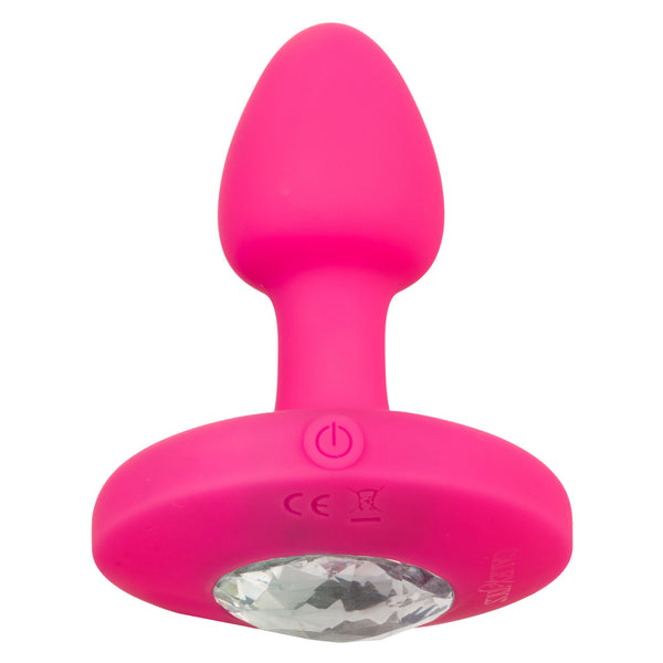 CalExotics Cheeky Gems Small Rechargeable Vibrating Probe - Pink - Extreme Toyz Singapore - https://extremetoyz.com.sg - Sex Toys and Lingerie Online Store - Bondage Gear / Vibrators / Electrosex Toys / Wireless Remote Control Vibes / Sexy Lingerie and Role Play / BDSM / Dungeon Furnitures / Dildos and Strap Ons &nbsp;/ Anal and Prostate Massagers / Anal Douche and Cleaning Aide / Delay Sprays and Gels / Lubricants and more...