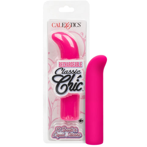 Classic Chic Mini “G” 10 Speeds Rechargeable Liquid Silicone Vibrator