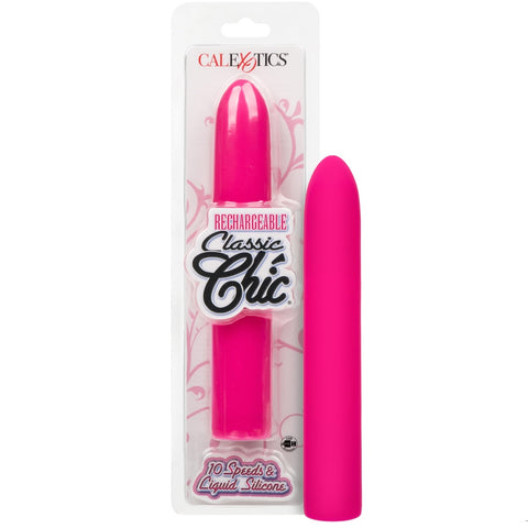 Classic Chic 10 Speeds Rechargeable Standard Liquid Silicone Vibrator