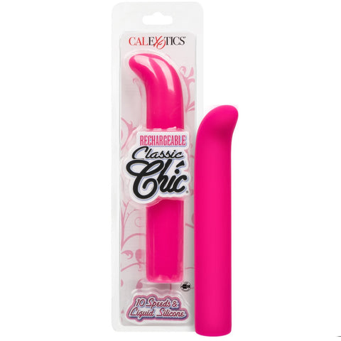 Classic Chic Standard “G” 10 Speeds Rechargeable Standard Liquid Silicone Vibrator