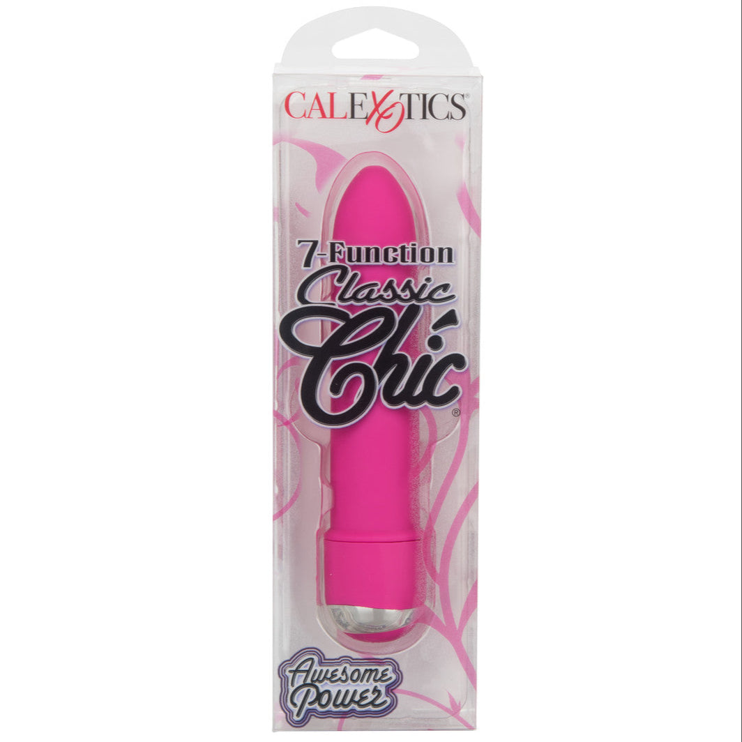 Classic Chic 7-Function Mini Vibrator - Pink