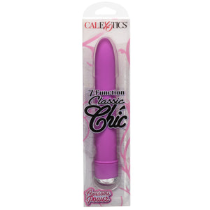 Classic Chic 7-Function Standard Vibrator - Purple