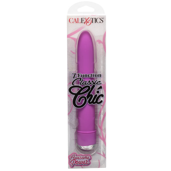 Classic Chic 7-Function Standard Vibrator - Purple