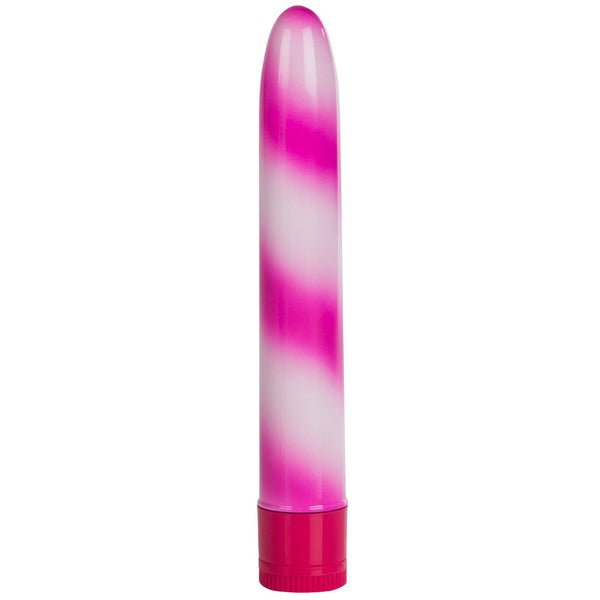 Hard Vibes Signature Candy Cane Massager - Pink